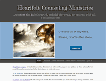 Tablet Screenshot of heartfeltmin.org